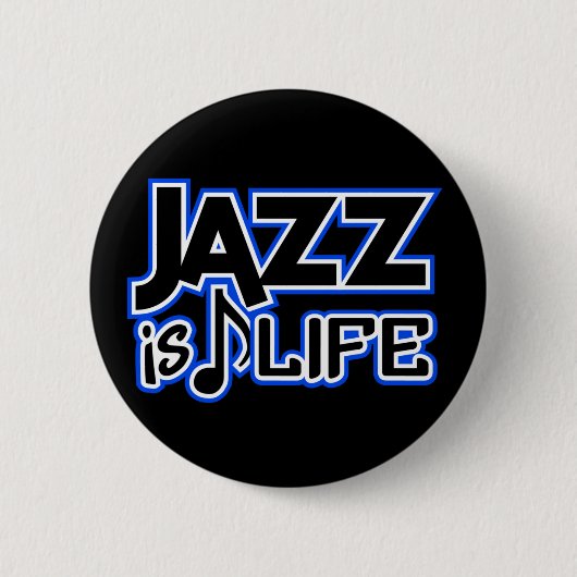 Knop Jazz Ronde Button 5,7 Cm (Voorkant)