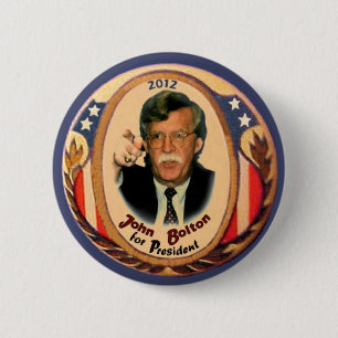 Knop John Bolton 2012 Ronde Button 5,7 Cm