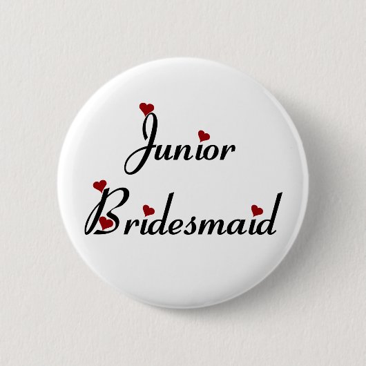 Knop Junior Bridesmaid Ronde Button 5,7 Cm (Voorkant)