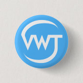 Knop Klein VWT-Logo Ronde Button 3,2 Cm (Voorkant)