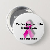 Knop Kleine klontjes Ronde Button 7,6 Cm (Voorkant /achterkant)