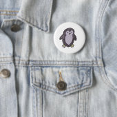 Knop Kleine pinguïn Ronde Button 5,7 Cm (In situ)