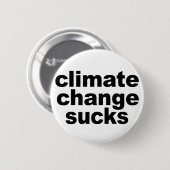 Knop Klimaatverandering Ronde Button 5,7 Cm (Voorkant /achterkant)