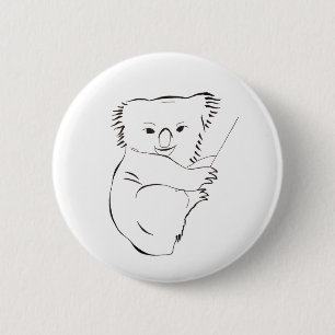 Knop Koala Ronde Button 5,7 Cm