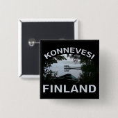 Knop Konnevesi Vierkante Button 5,1 Cm (Voorkant /achterkant)