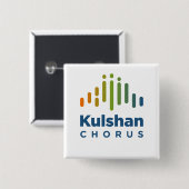Knop Kulshan Chorus Vierkante Button 5,1 Cm (Voorkant /achterkant)