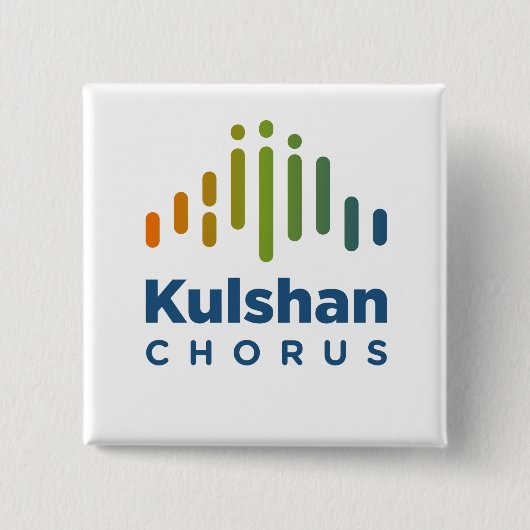 Knop Kulshan Chorus Vierkante Button 5,1 Cm (Voorkant)