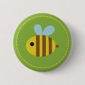 Knop Kute Bee Ronde Button 5,7 Cm