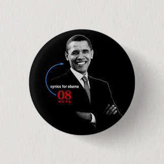 Knop Kynchronisch voor Barack Obama Ronde Button 3,2 Cm