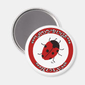 Knop Ladybug Magneet (Voorkant / Achterkant)