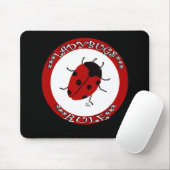 Knop Ladybug Muismat (Met muis)
