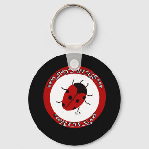 Knop Ladybug Sleutelhanger