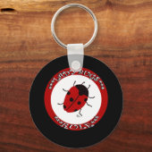 Knop Ladybug Sleutelhanger (Voorkant)