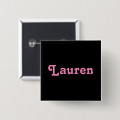 Knop Lauren Vierkante Button 5,1 Cm (Voorkant /achterkant)
