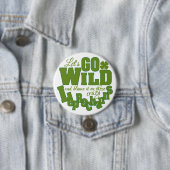 Knop Leprechaun - groot Ronde Button 7,6 Cm (In situ)