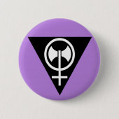 Knop Lesbische pride - lavender Ronde Button 5,7 Cm (Voorkant)