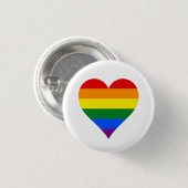 Knop LGBT-pride Ronde Button 3,2 Cm (Voorkant /achterkant)