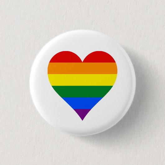 Knop LGBT-pride Ronde Button 3,2 Cm (Voorkant)