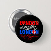 Knop Londen Ronde Button 5,7 Cm (Voorkant /achterkant)