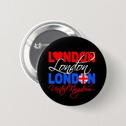 Knop Londen Ronde Button 5,7 Cm (Voorkant /achterkant)
