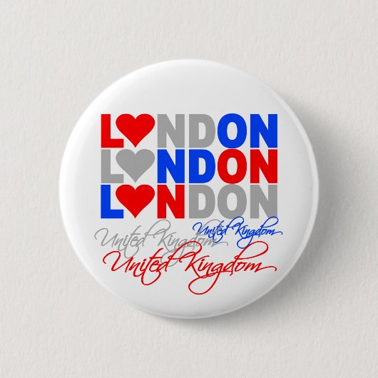 Knop Londen Ronde Button 5,7 Cm (Voorkant)