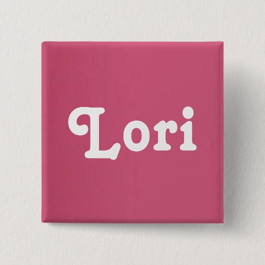Knop Lori Vierkante Button 5,1 Cm (Voorkant)