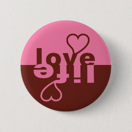 Knop Love Life Ronde Button 5,7 Cm
