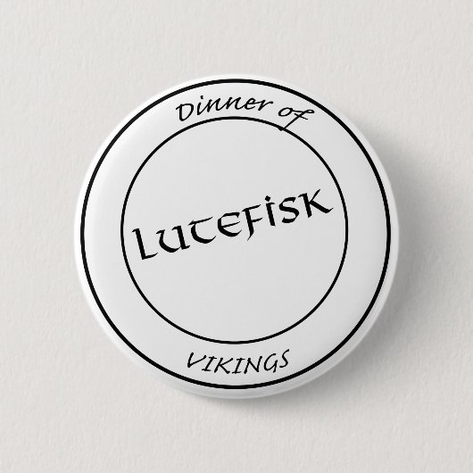 Knop Lutefisk Ronde Button 5,7 Cm (Voorkant)