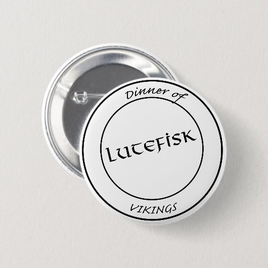Knop Lutefisk Ronde Button 5,7 Cm (Voorkant /achterkant)