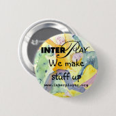 knop, maak spullen omhoog ronde button 5,7 cm (Voorkant /achterkant)