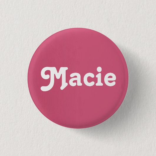 Knop Macie Ronde Button 3,2 Cm (Voorkant)