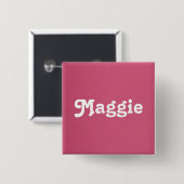 Knop Maggie Vierkante Button 5,1 Cm (Voorkant /achterkant)
