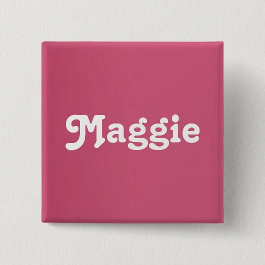 Knop Maggie Vierkante Button 5,1 Cm (Voorkant)