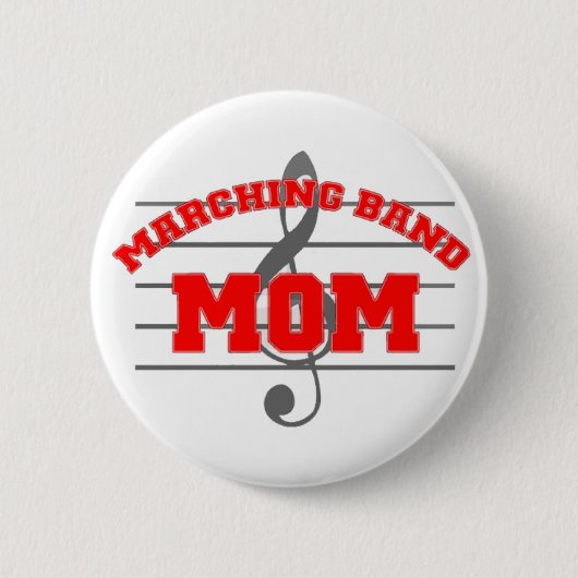 Knop Marching Band Mam Ronde Button 5,7 Cm (Voorkant)
