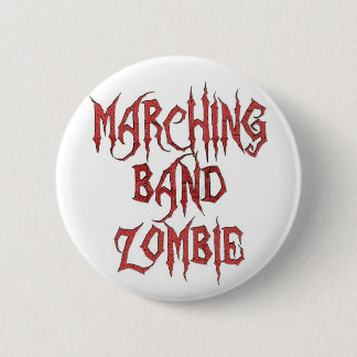 Knop Marching Band Zombie Ronde Button 5,7 Cm