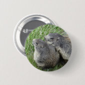 Knop Marmot Ronde Button 5,7 Cm (Voorkant /achterkant)