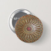 Knop Marokkaanse Schoonheid Ronde Button 5,7 Cm (Voorkant /achterkant)