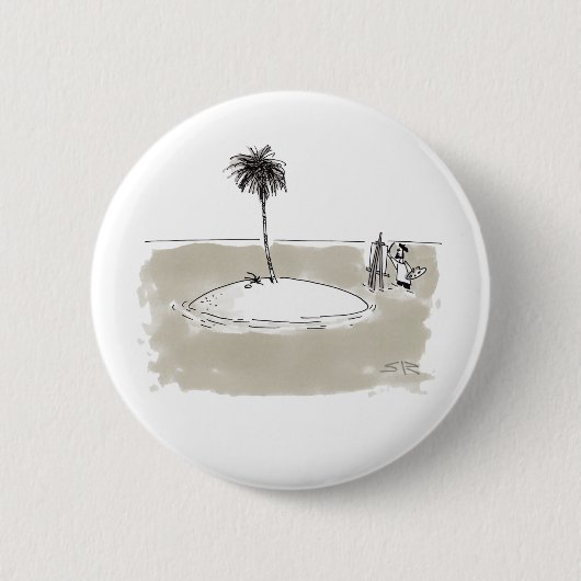 Knop Marooned Painter Ronde Button 5,7 Cm (Voorkant)