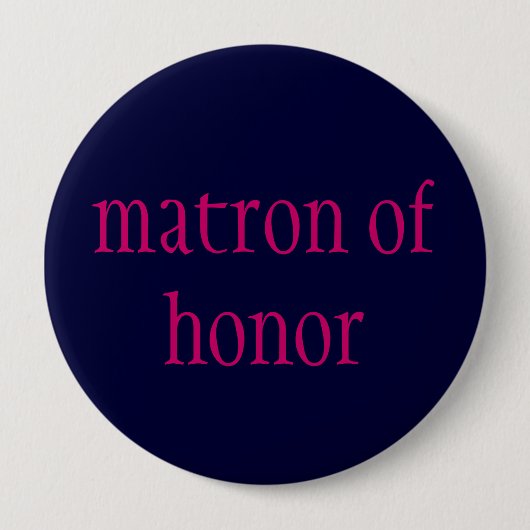 knop "matron of eres" ronde button 4,0 cm (Voorkant)