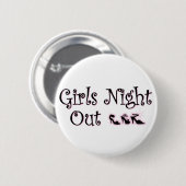 Knop Meisjes Night Out Ronde Button 5,7 Cm (Voorkant /achterkant)