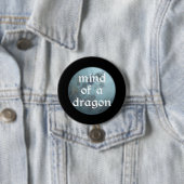 Knop met de Geest van een Draak Ronde Button 7,6 Cm (In situ)