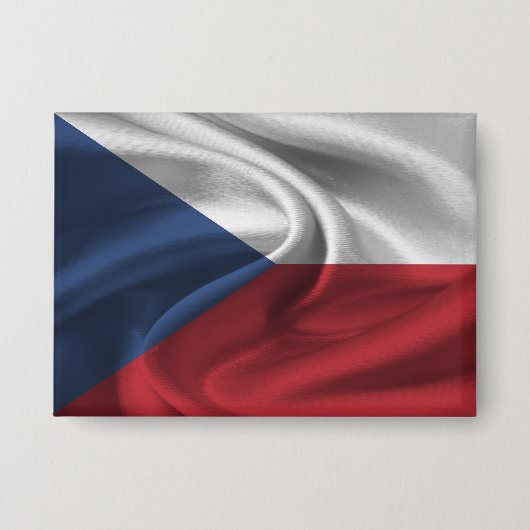 Knop met de vlag van Tsjechië Button (Voorkant)