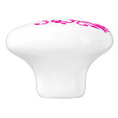 Knop met Dog Argenta (Zijkant)