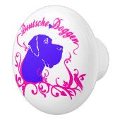 Knop met Dog Argenta (Rechts)