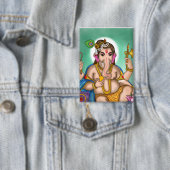 Knop met kind Ganesha Button (Insitu)