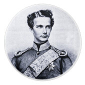 Knop met Ludwig II (Voorkant)