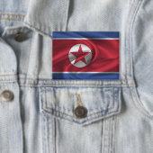 Knop met vlag van Noord-Korea Button (Insitu)