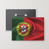 Knop met vlag van Portugal Button (Voorkant / Achterkant)