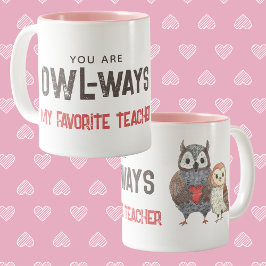 Knop mijn favoriete cadeautje voor de waardering v tweekleurige koffiemok