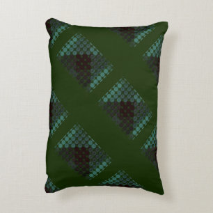 Knop Mint of pit op bosgroen, vormen Accent Kussen